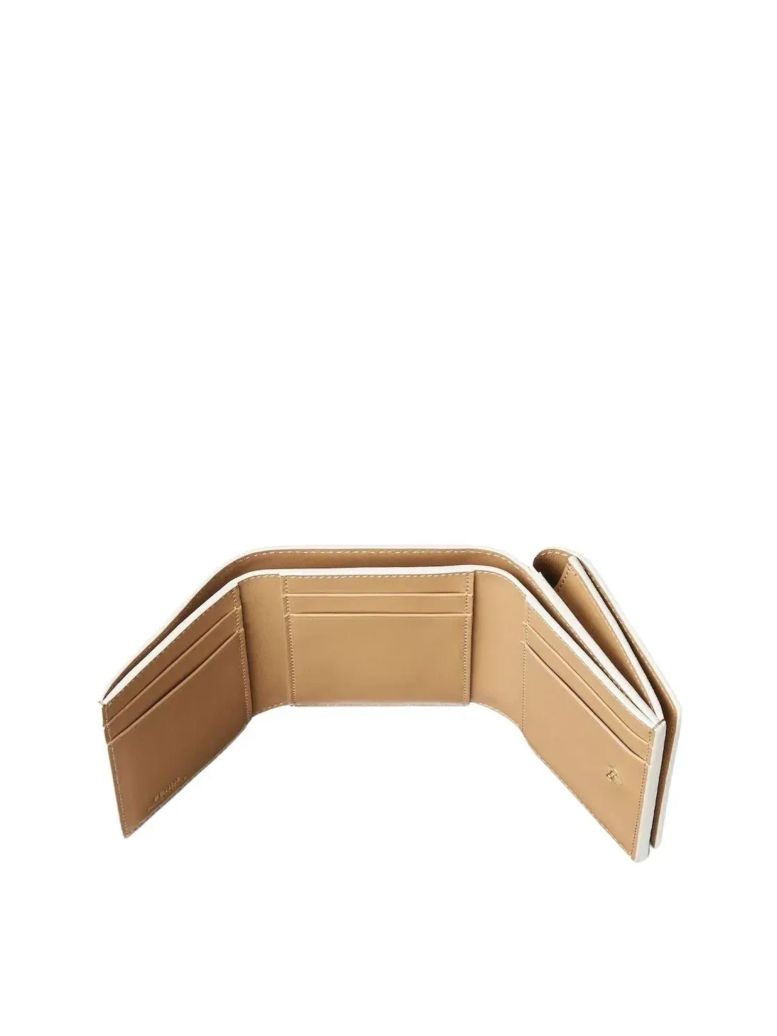 Женский кошелек Fendi Roma Wallet — изображение 4 из 4, бежевый