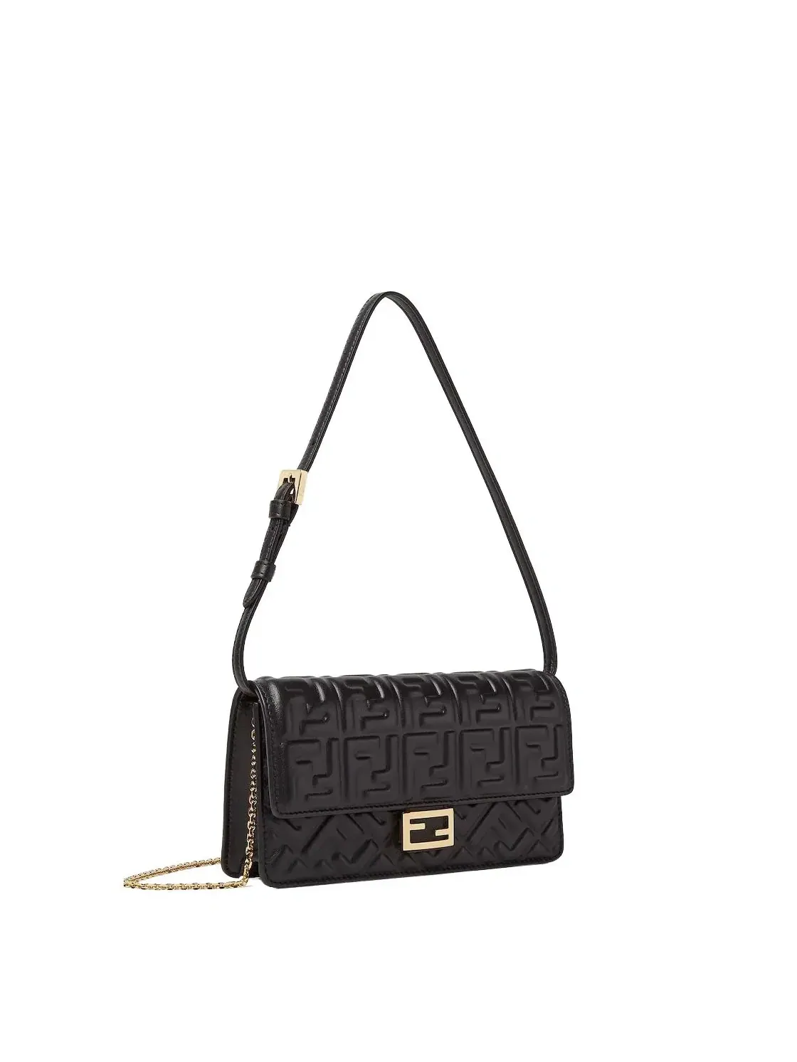 Кошелек-цепочка Fendi SS26 Baguette, черный, 8M0498AAJDF0KUR — изображение 2 из 6