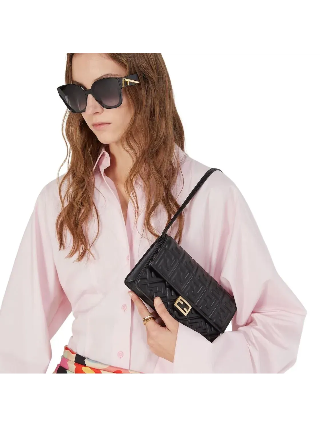 Кошелек-цепочка Fendi SS26 Baguette, черный, 8M0498AAJDF0KUR — изображение 5 из 6
