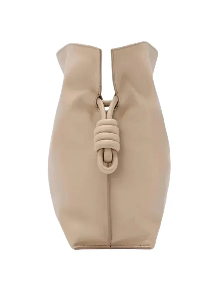Сумка Loewe Medium Flamenco Clutch 'Sand' A411FC1XD4-2150 — изображение 3 из 4, бежевый
