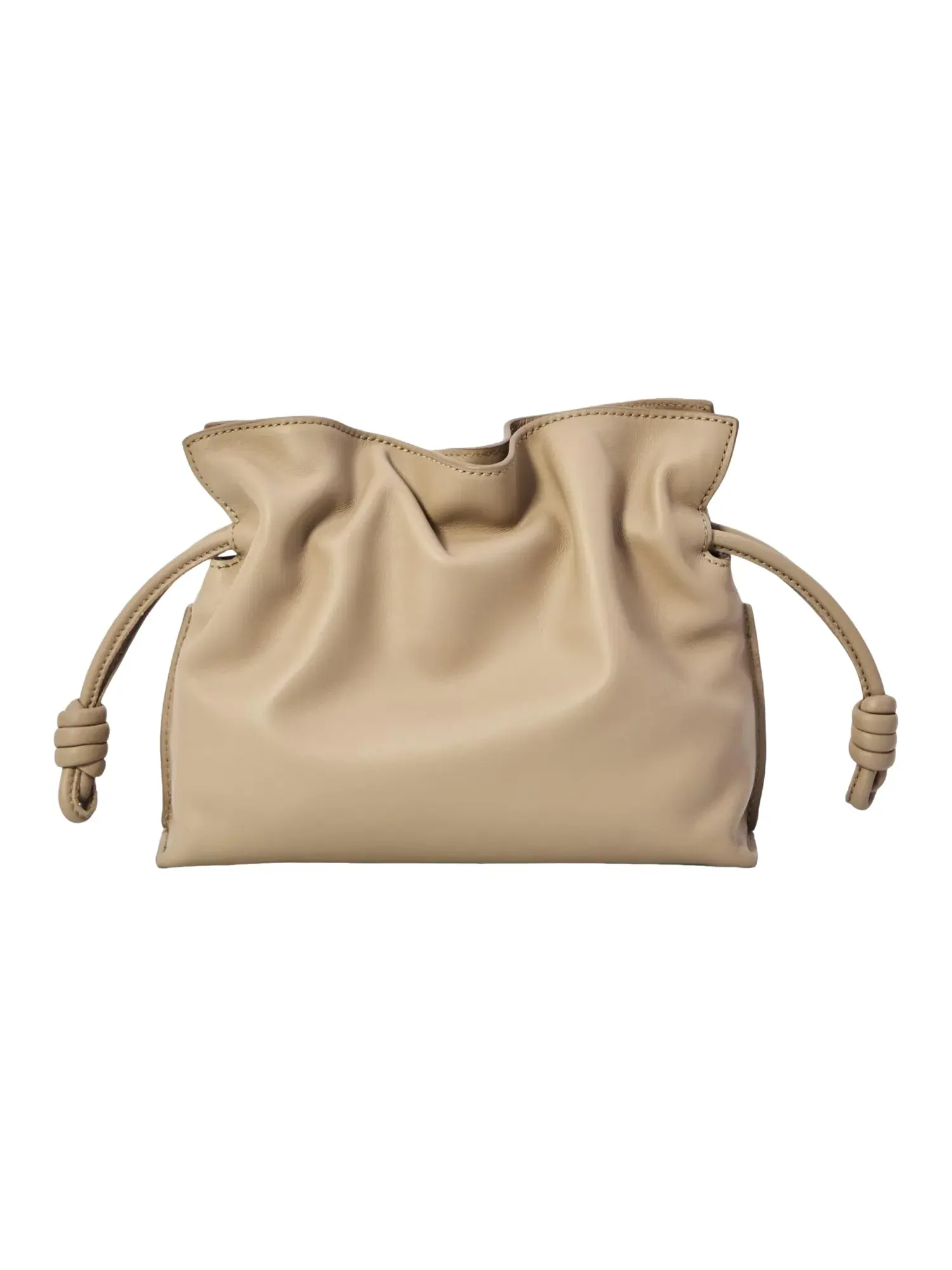 Мини-клатч Loewe Flamenco — изображение 4 из 5, бежевый