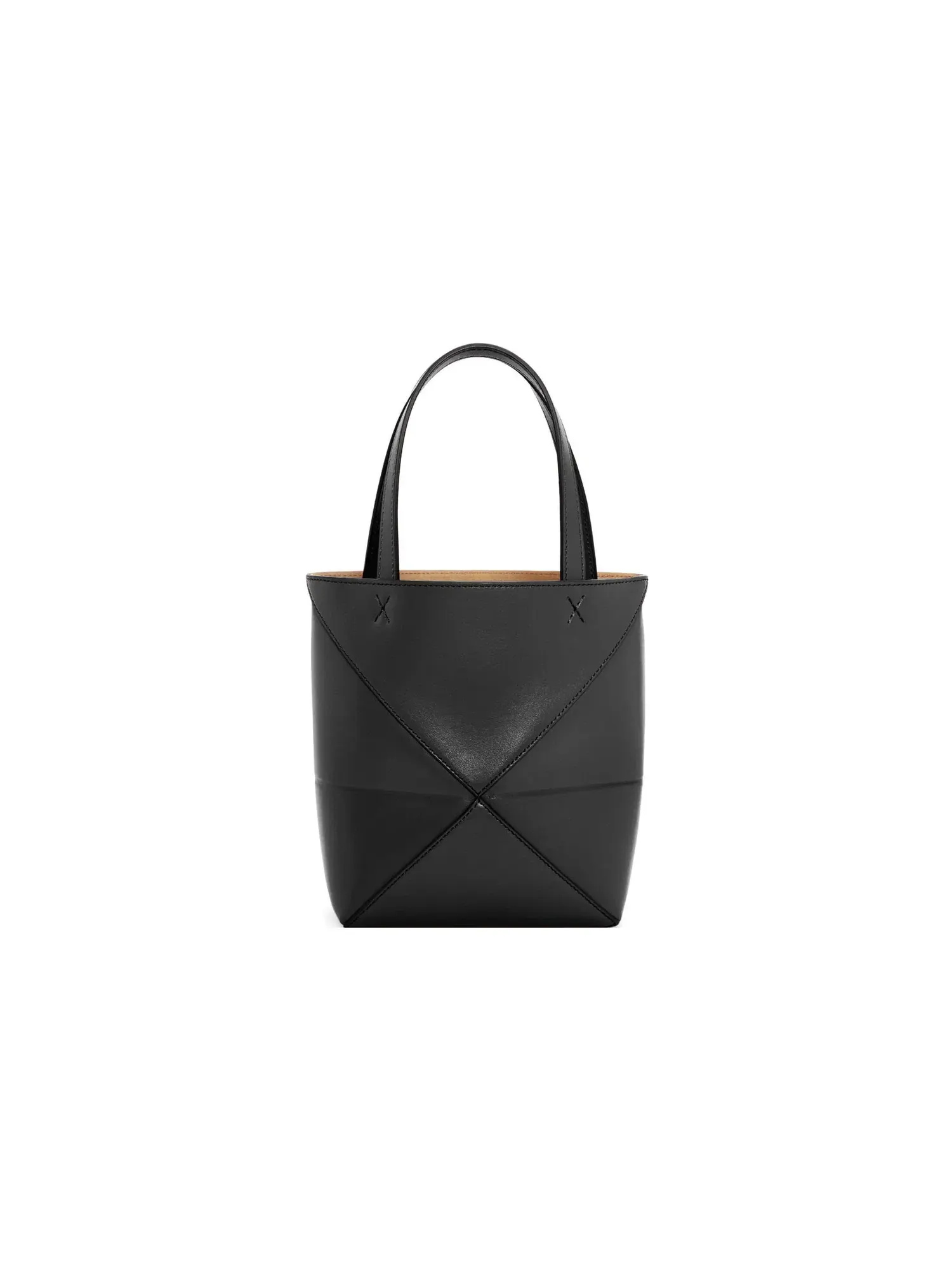 Сумка-шоппер Loewe Mini Puzzle Fold Tote, черная, A657V25X01-1100 — изображение 6 из 8, черный