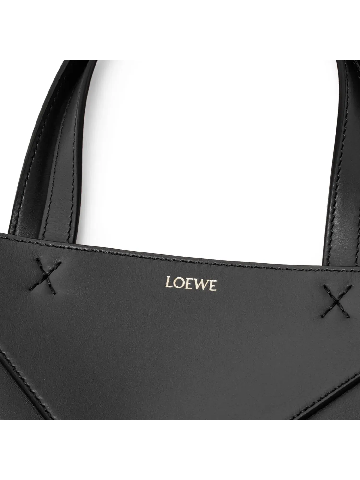 Сумка-шоппер Loewe Mini Puzzle Fold Tote, черная, A657V25X01-1100 — изображение 8 из 8, черный