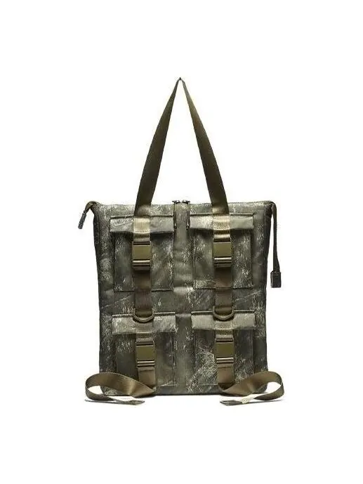 Сумка pocket printed tote 'olive green' Nike — 1