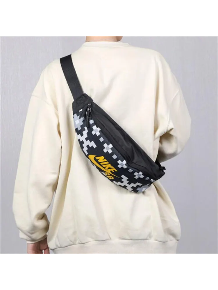 Поясная сумка Nike SB Heritage Printed Skate Hip Pack 'Antharcite' — 5
