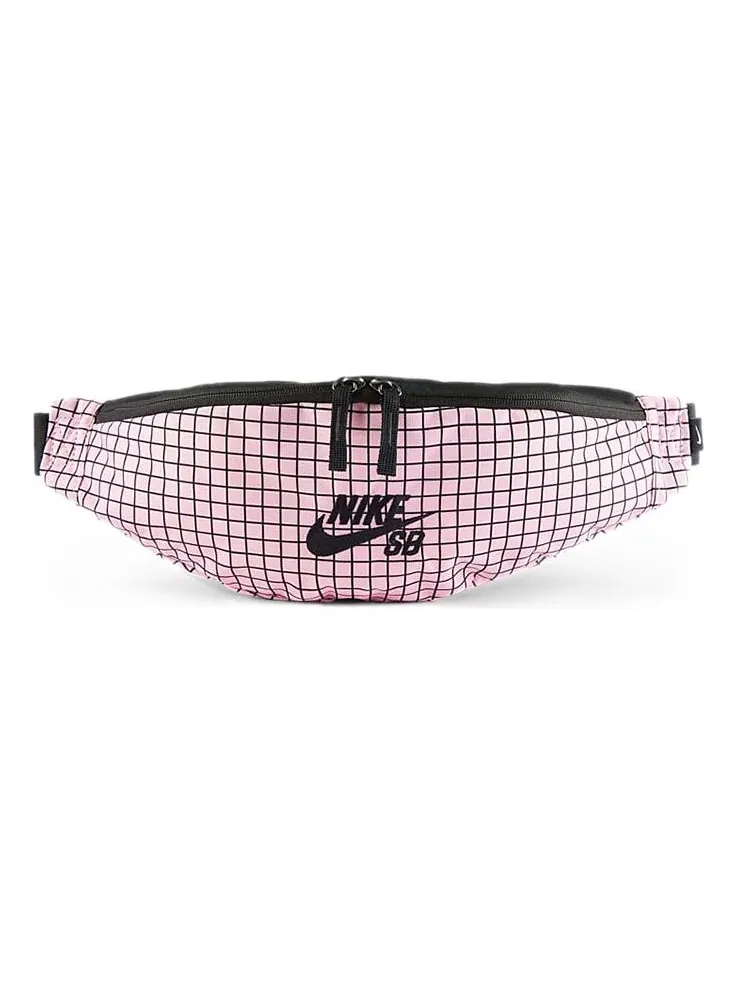Сумка Nike SB Heritage Print Waistpack Fanny Pack 'Black Pink' — 1