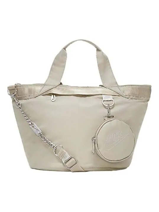 Сумка futura luxe tote bag 'beige grey' Nike — изображение 1 из 4, бежевый