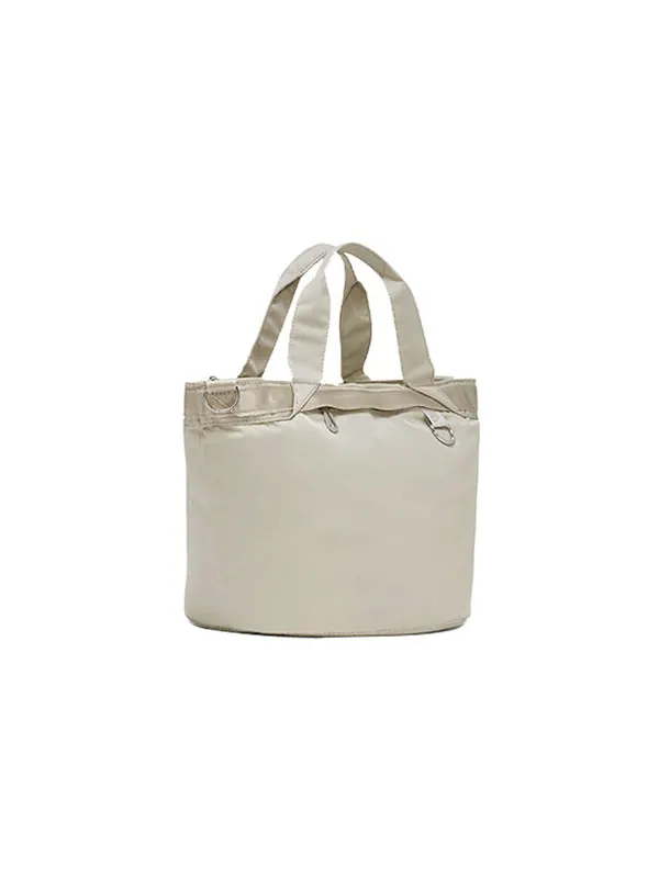 Сумка futura luxe tote bag 'beige grey' Nike — изображение 2 из 4, бежевый