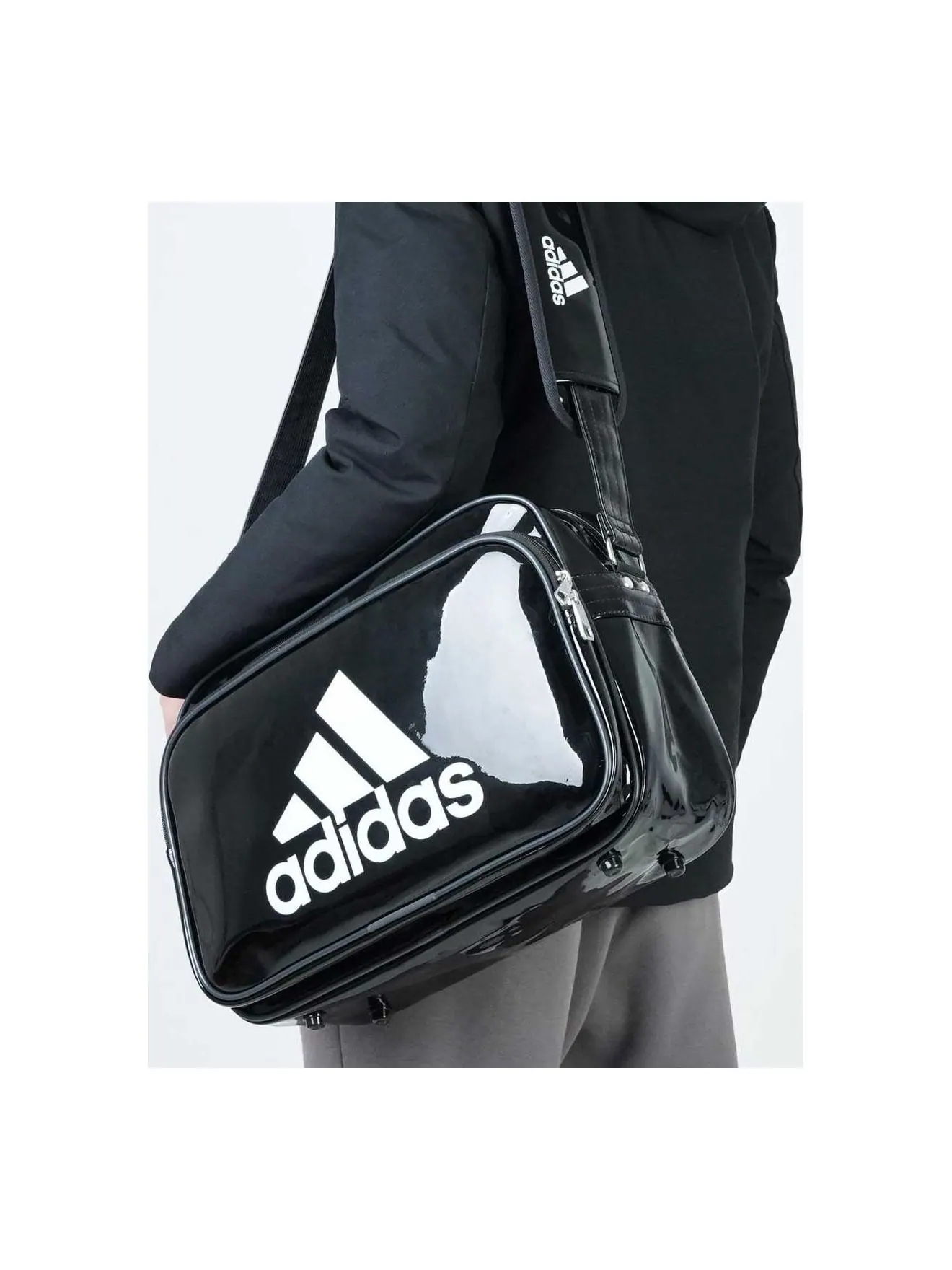 Эмалированная сумка Adidas 'Black' — 4