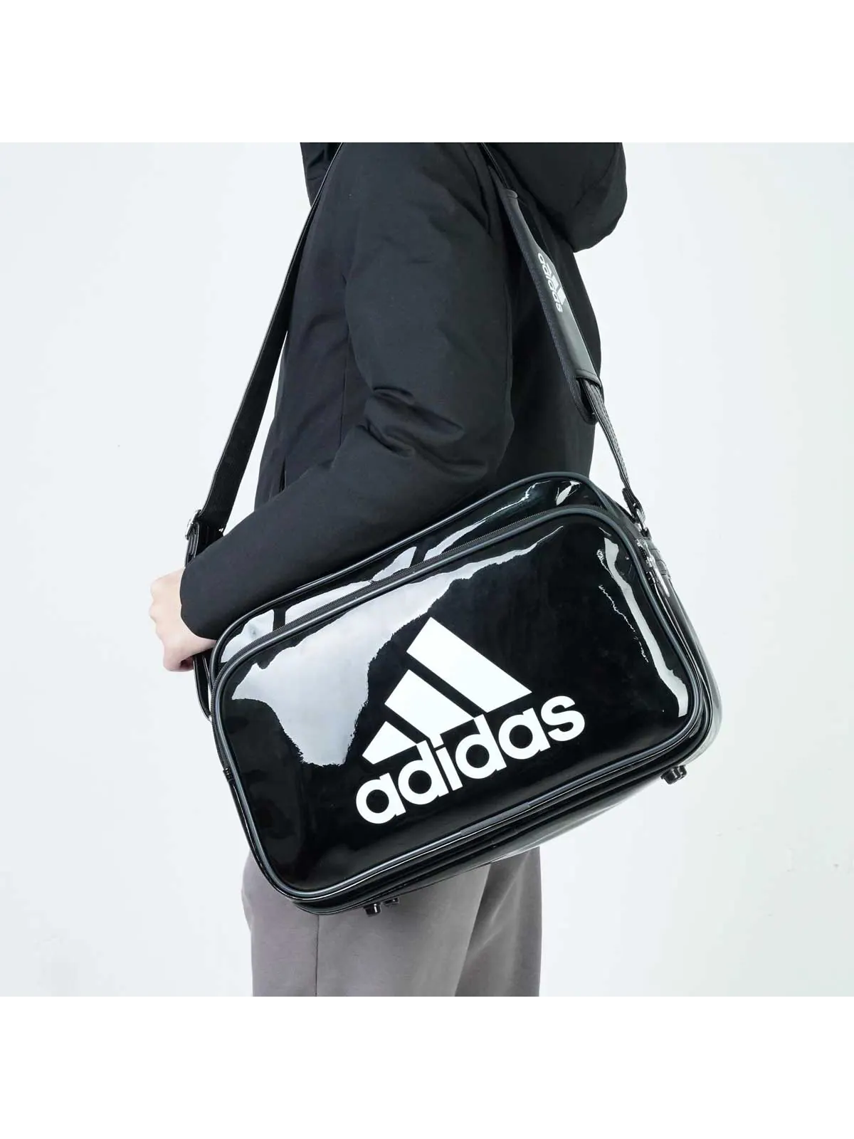 Эмалированная сумка Adidas 'Black' — 7