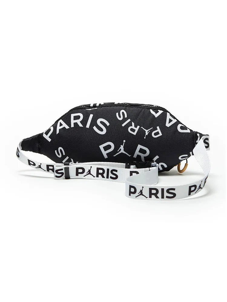 Сумка-мессенджер Air Jordan x Paris Saint Germain, черная, модель — изображение 6 из 9, черный/белый/золотистый