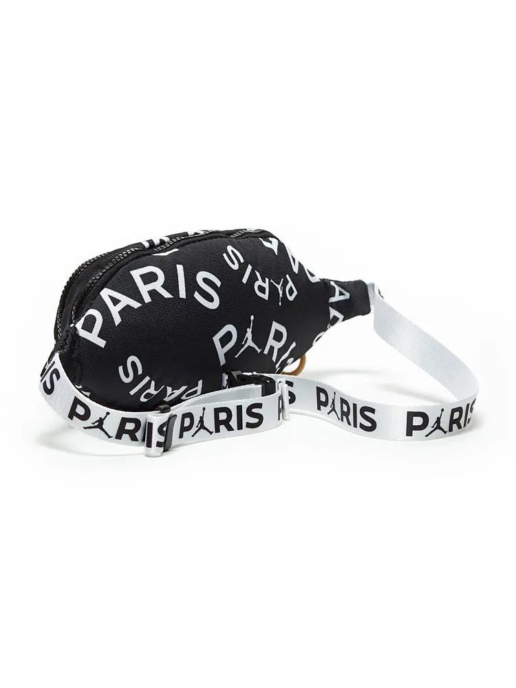 Сумка-мессенджер Air Jordan x Paris Saint Germain, черная, модель — изображение 7 из 9, черный/белый/золотистый