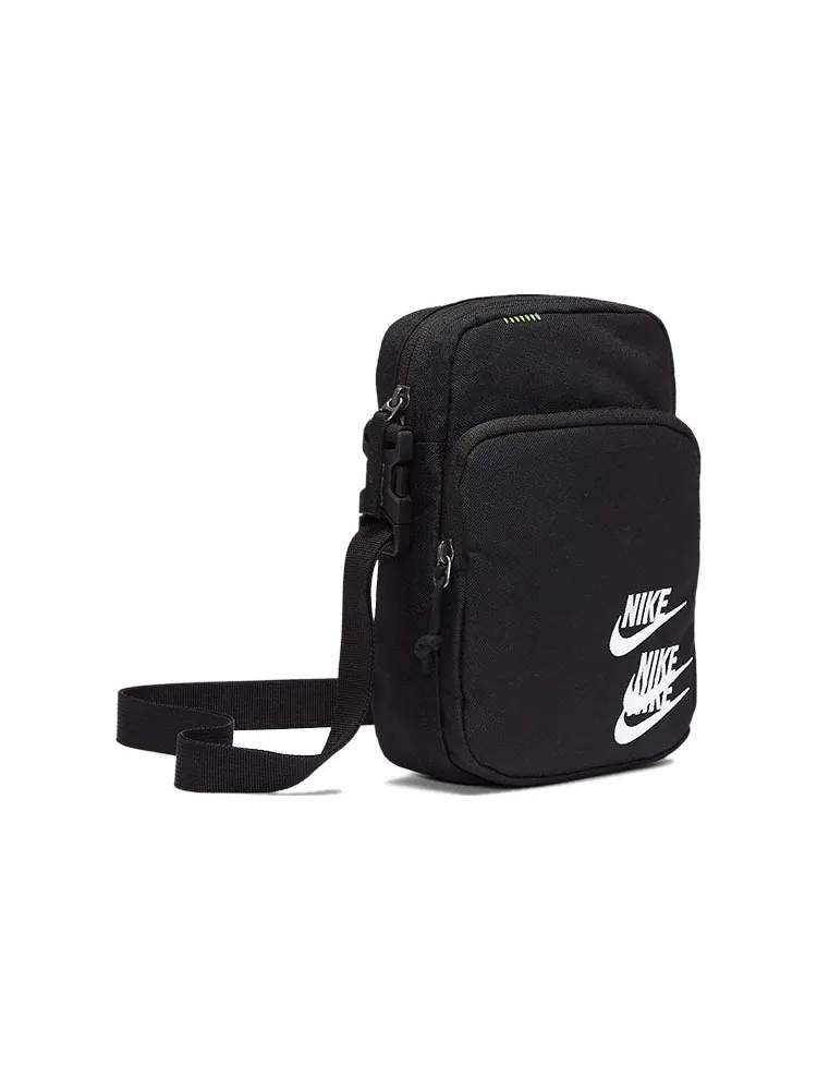 Сумка Nike Heritage Embroidered Triple Logo Shoulder Bag 'Black' — 2