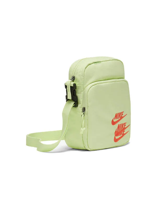 Сумка heritage embroidered "triple logo" sling bag 'light lime green' Nike — 2