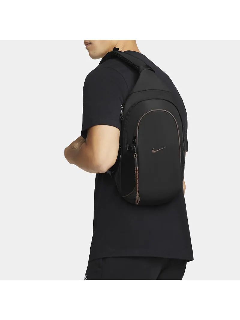 Сумка через плечо Nike Sportswear Essential 8L 'Black Ironstone' — изображение 4 из 5, черный