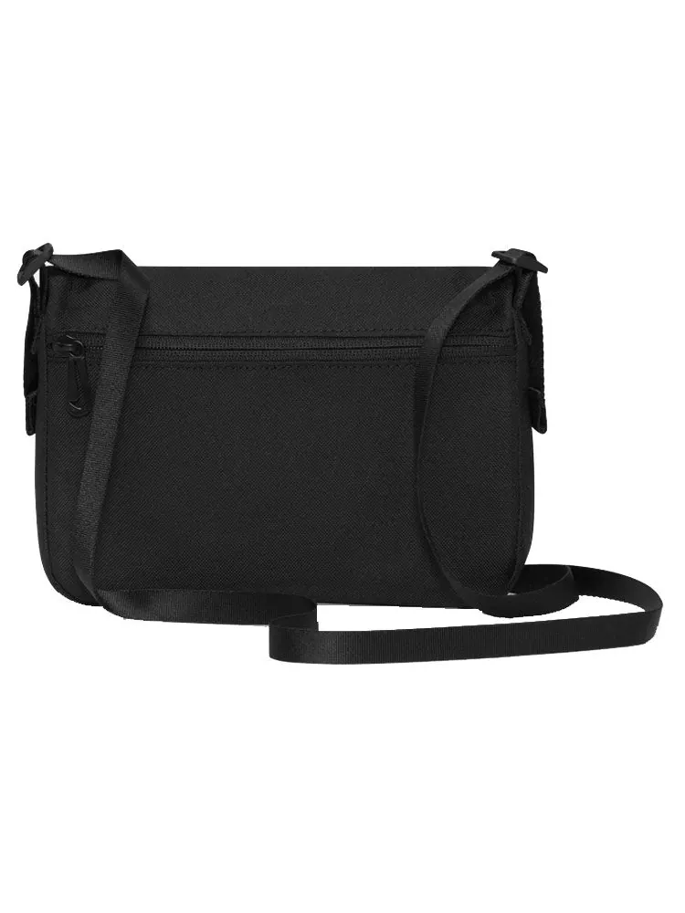 Сумка Nike Large Capacity Athleisure Casual Sports Shoulder Bag Messenger Bag Unisex Pure Black — 3