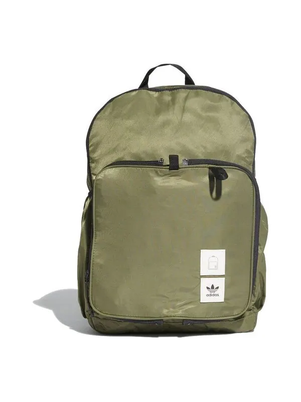 Сумка originals packable backpack 'olive green' Adidas — 1