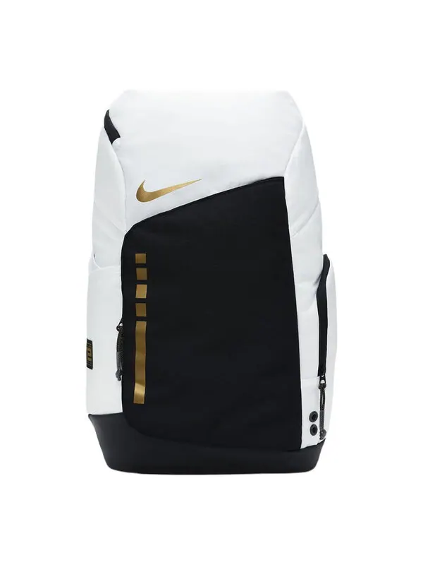 Сумка hoops elite backpack 32l 'white black gold' Nike — 1