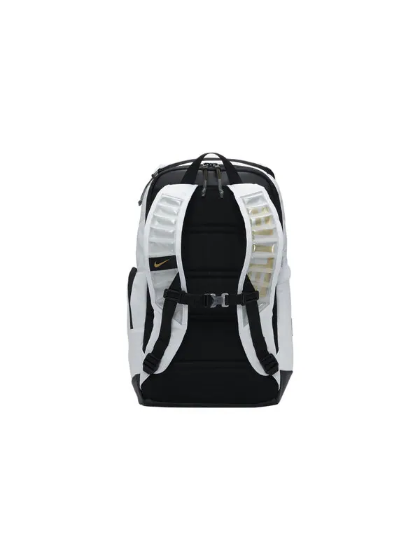 Сумка hoops elite backpack 32l 'white black gold' Nike — 3
