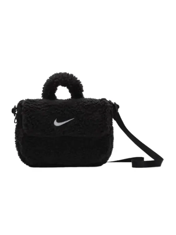 Сумка sportswear nsw faux fur crossbody bag 'black' Nike — 1