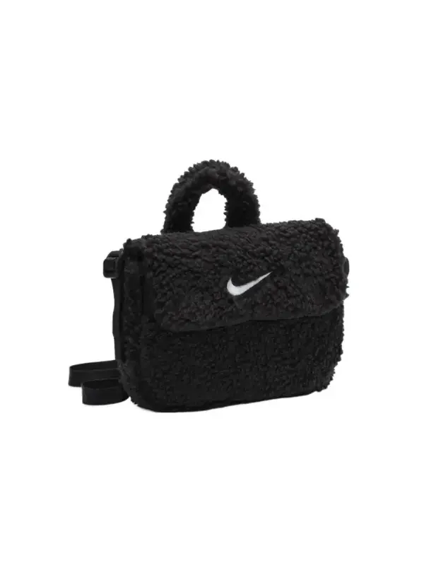 Сумка sportswear nsw faux fur crossbody bag 'black' Nike — 2