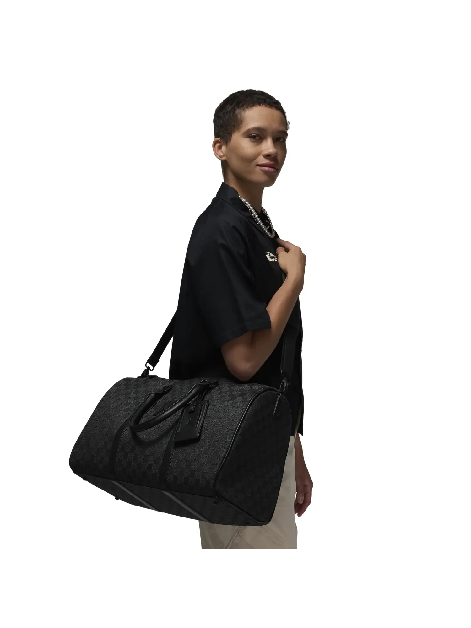 Сумка Air Jordan Monogram Duffle 25L 'Black' — 6