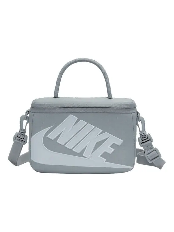 Сумка mini shoebox crossbody 'grey' Nike