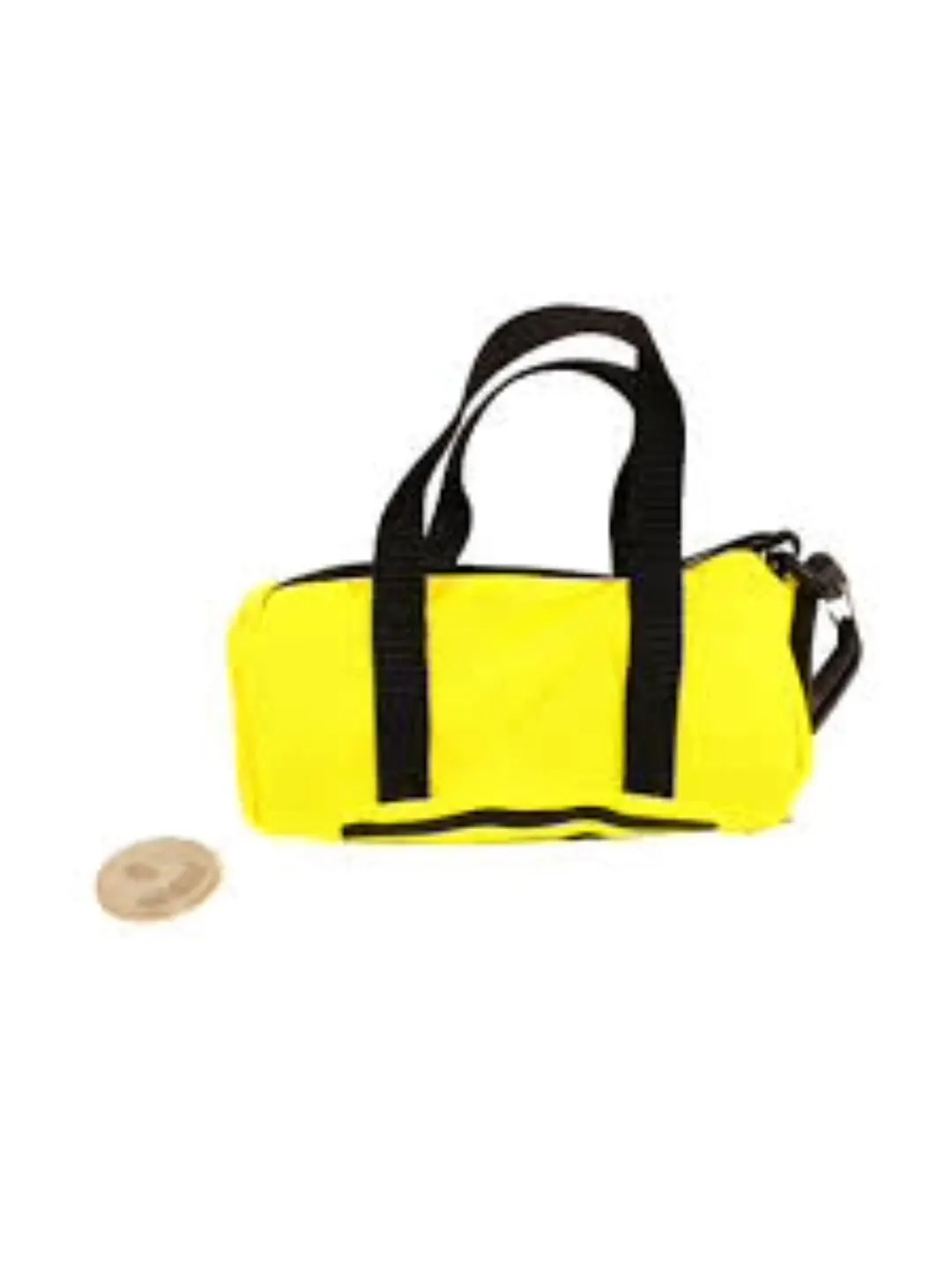 Сумка adidas Tiny Duffel Bag 'Yellow Black' — 3