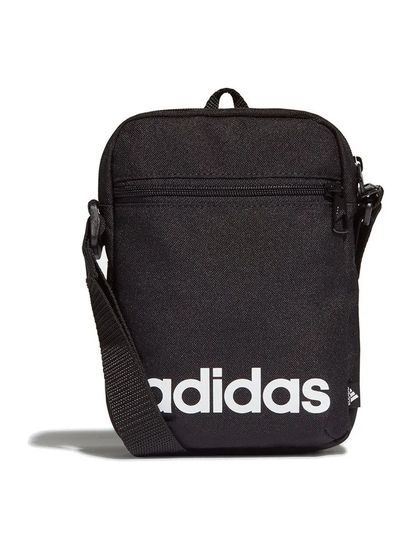Сумка через плечо Adidas Essentials Logo — изображение 1 из 4, черный/белый