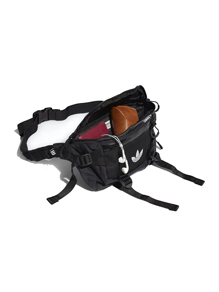 Поясная сумка Adidas Adventure Large — изображение 4 из 5, черный/белый