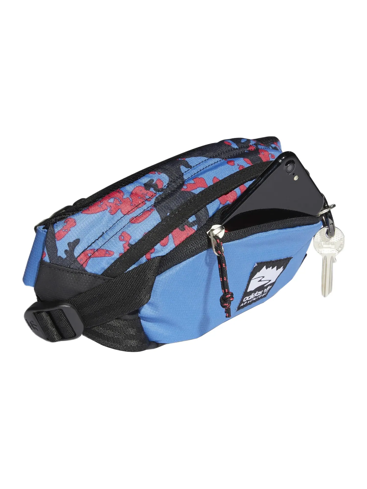 Сумка adidas Adventure Waist Bag Small 'Blue Black' — 4