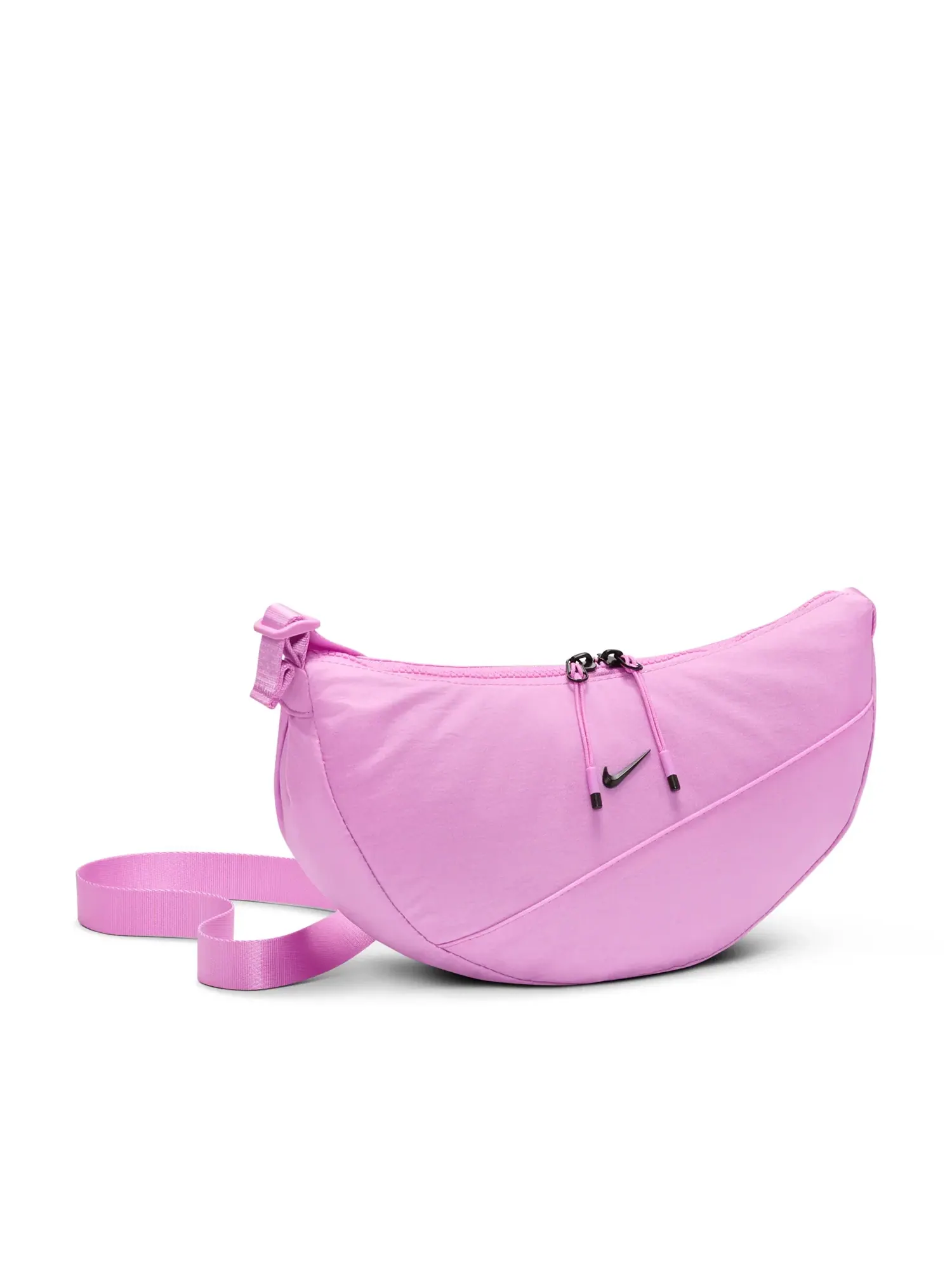 Сумка через плечо Nike Aura 4L Crescent Crossbody Bag 'Light Magenta Sm Black Electric' HQ4370-503 — изображение 4 из 4