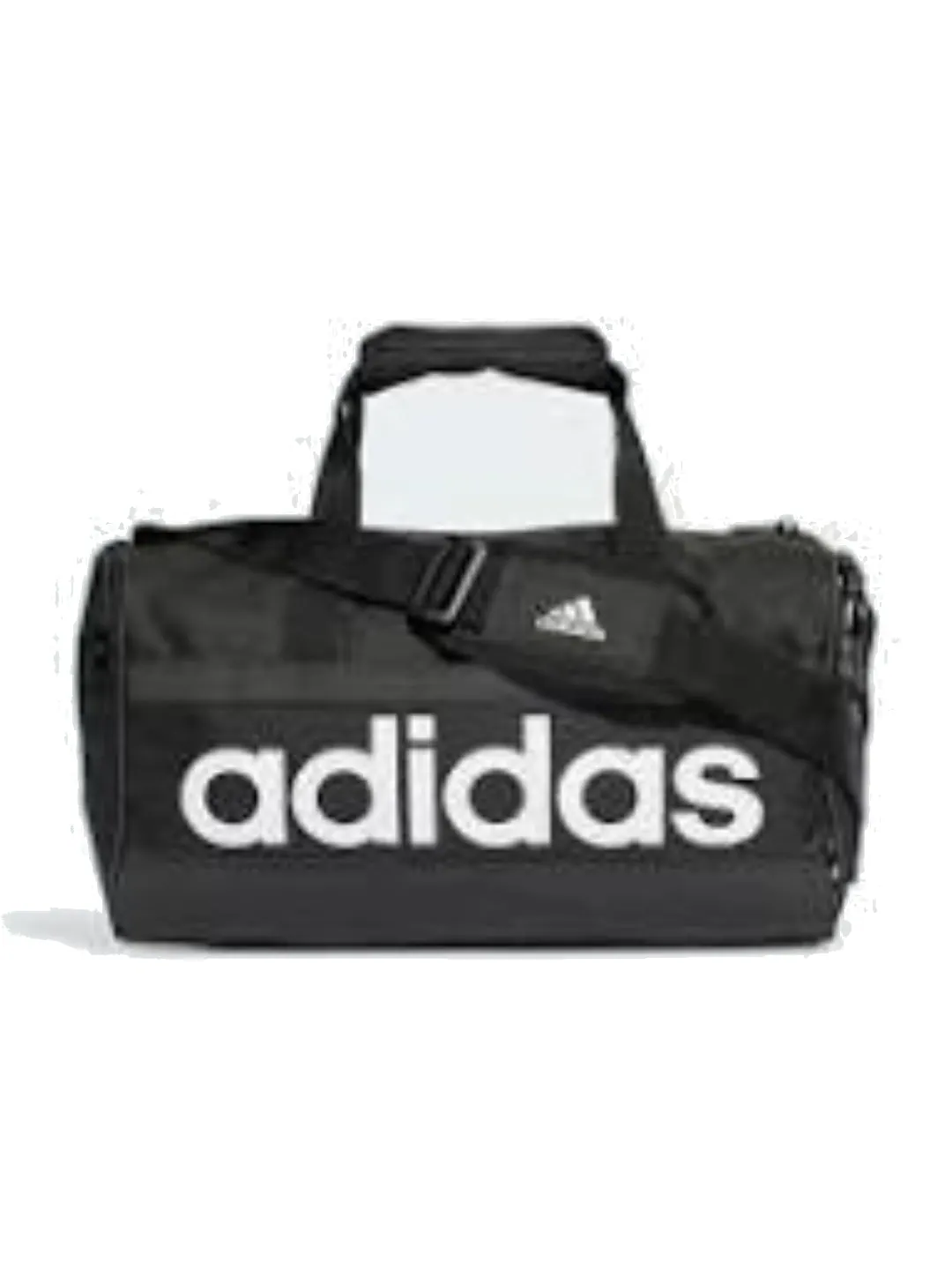 Сумка adidas Essentials Linear Duffel Bag 'Black White' — 1