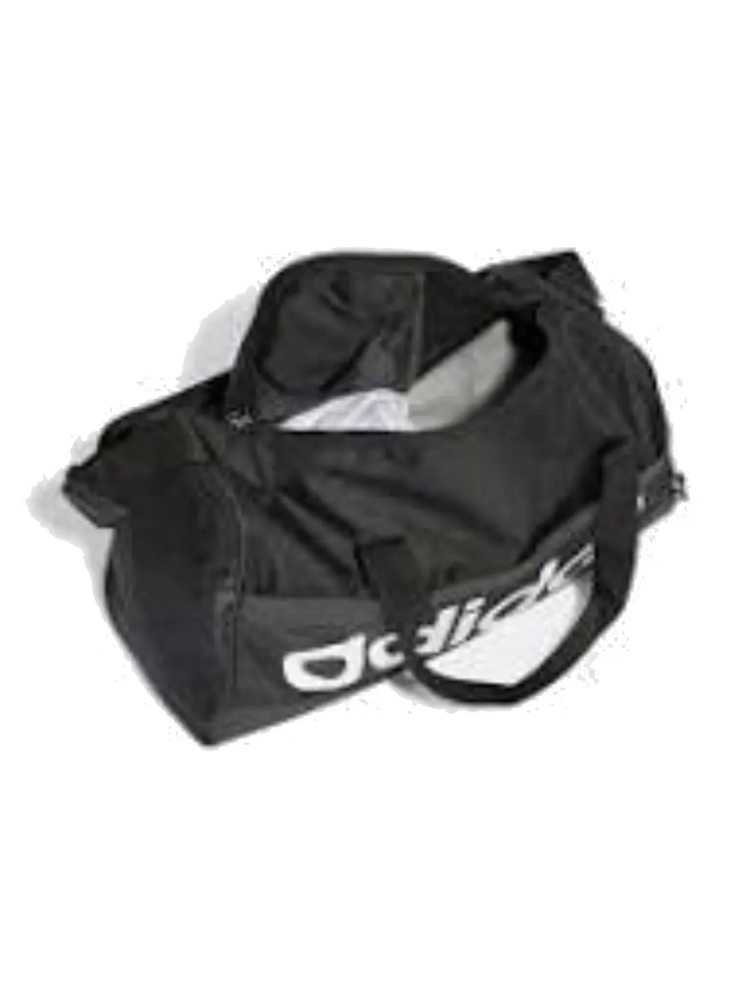 Сумка adidas Essentials Linear Duffel Bag 'Black White' — 2