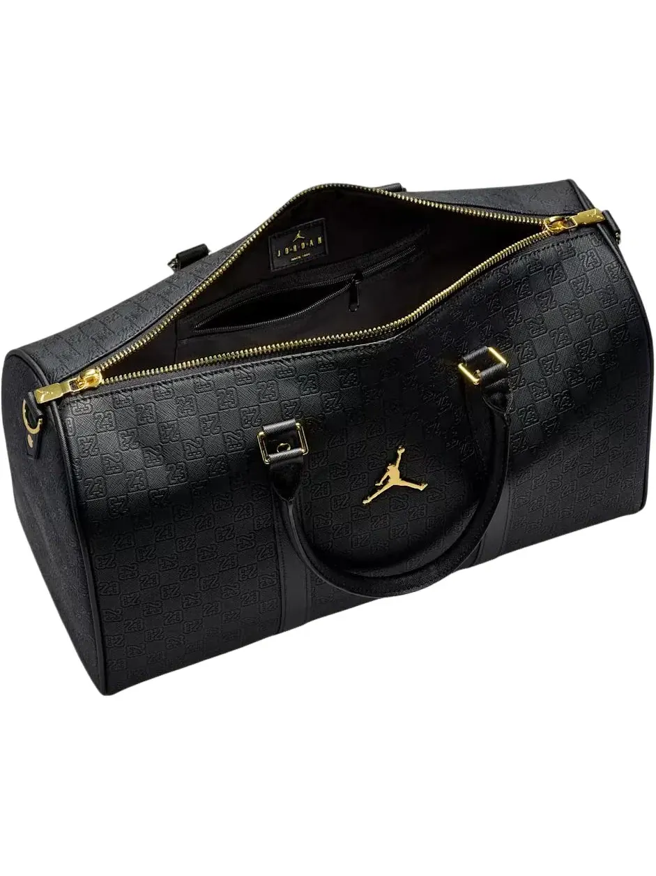 Дорожная сумка Jordan Monogram 25L 'Black Gold' HV2856-011 — 2