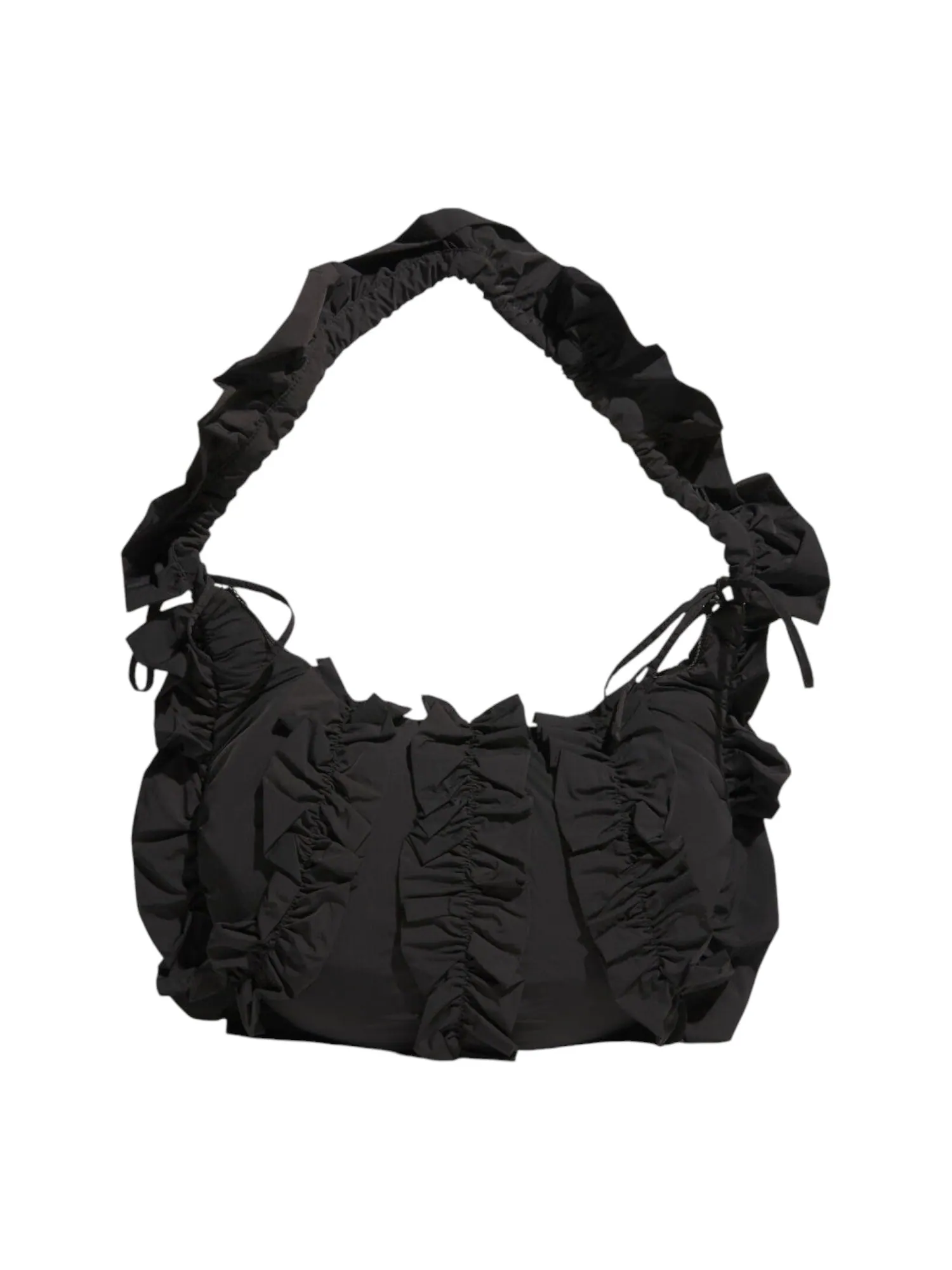Сумка adidas Ruffle Shoulder Bag 'Black' — 2