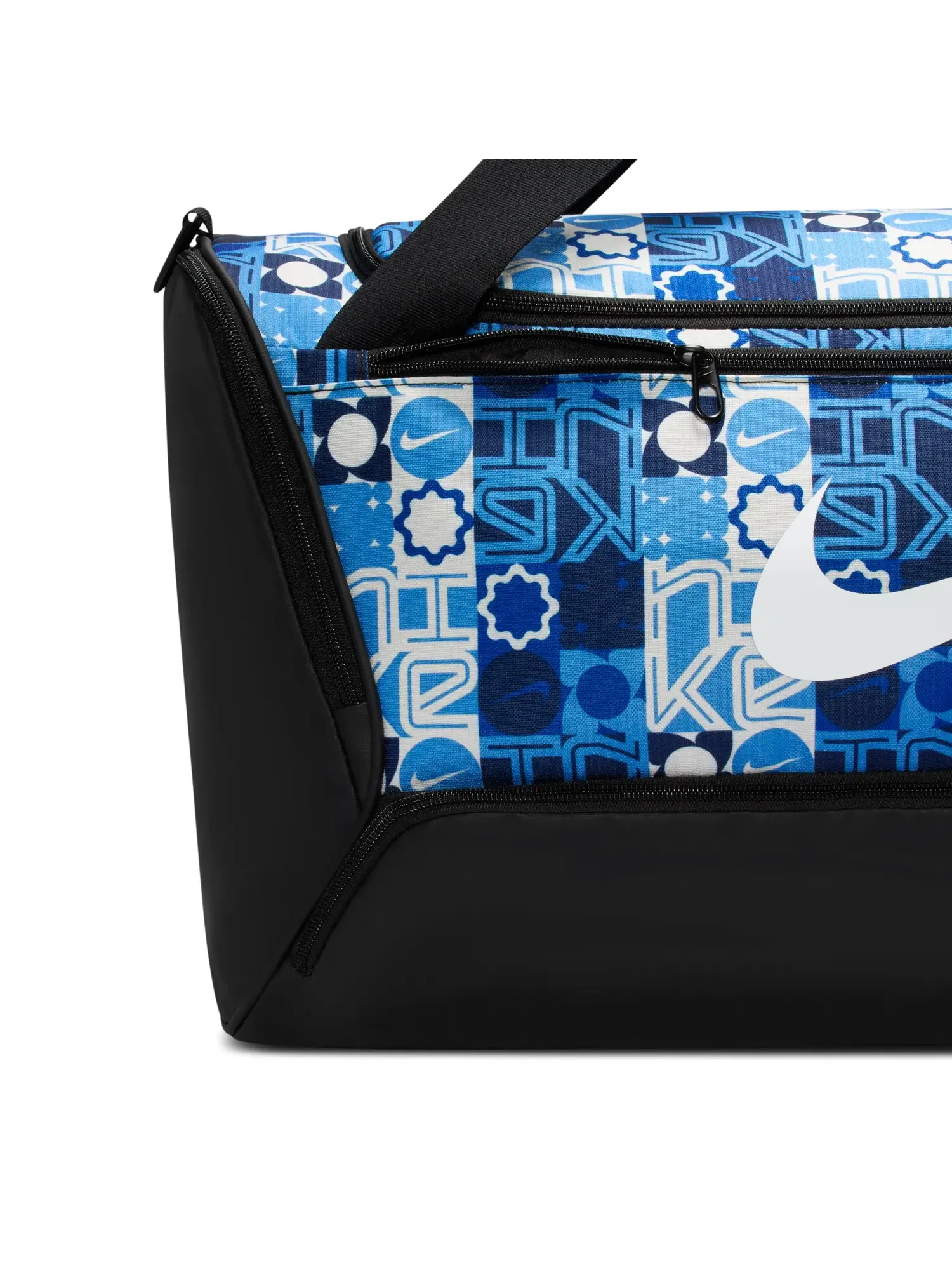 Спортивная сумка Nike Brasilia 60L Training Duffel Bag 'University Blue Black White' IH7846-412 — 3