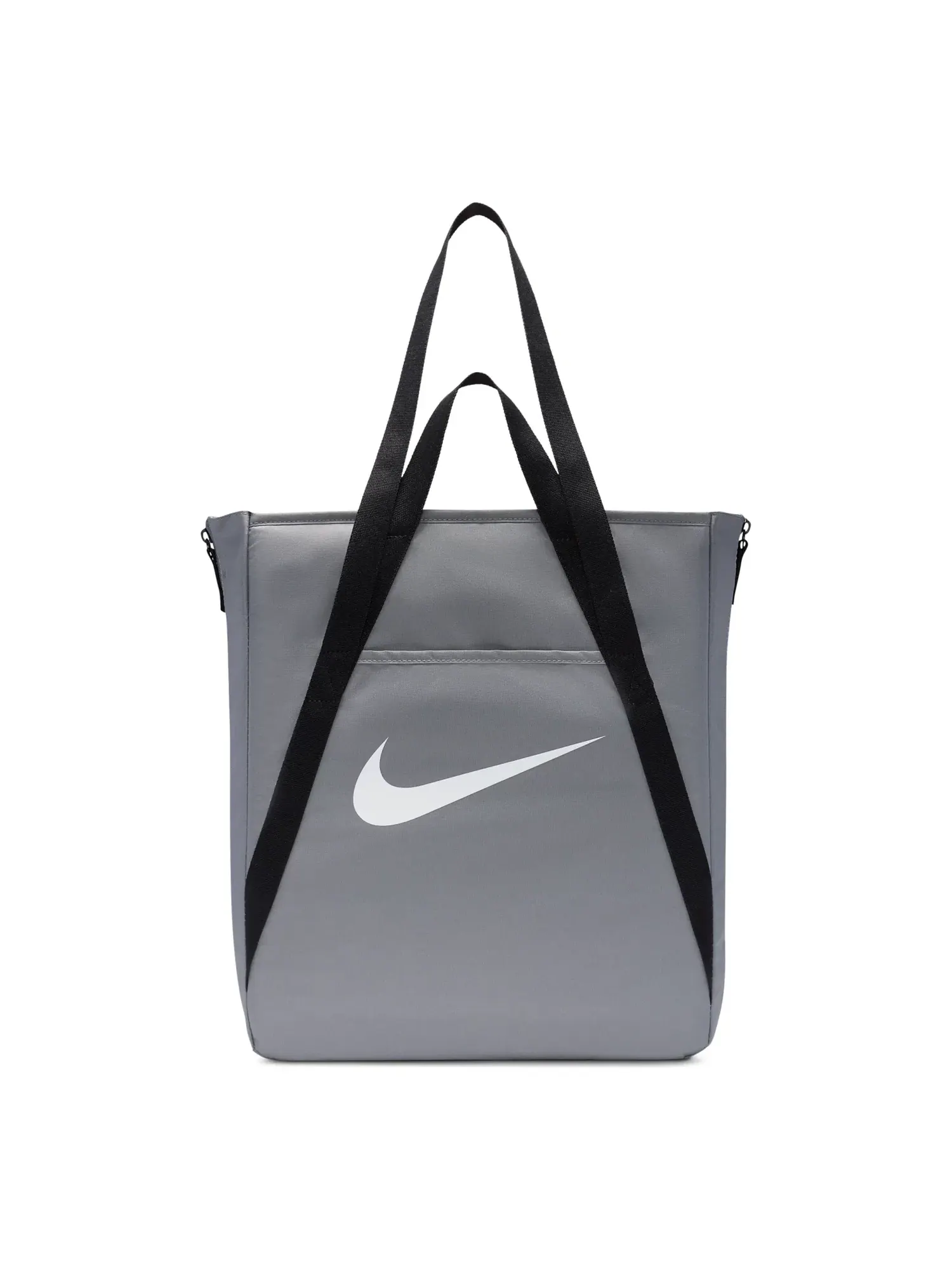 Женская сумка-шопер с принтом Nike Gym Tote 28L Smoke Grey Black White — изображение 1 из 6, серый