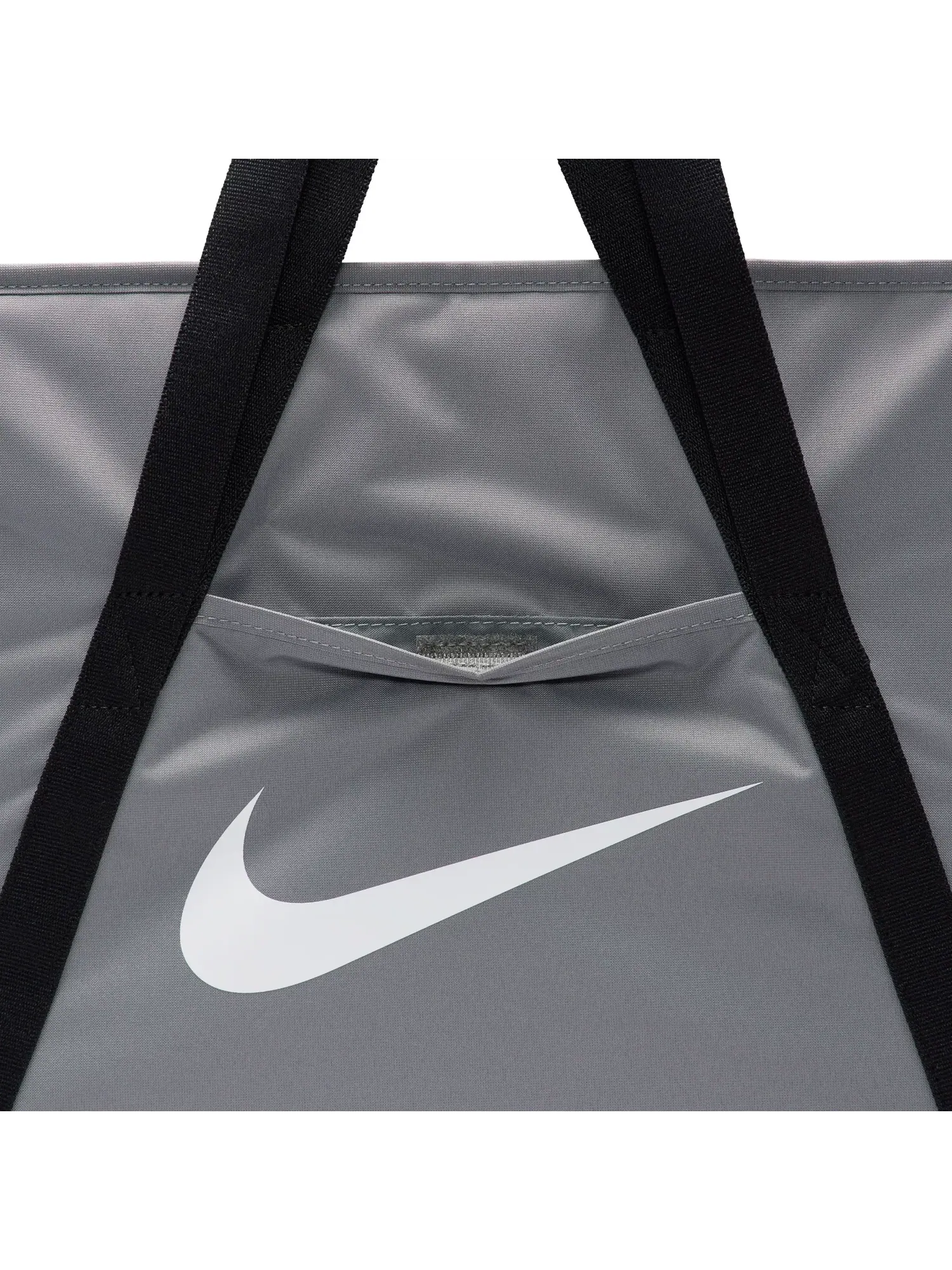 Женская сумка-шопер с принтом Nike Gym Tote 28L Smoke Grey Black White — изображение 3 из 6, серый