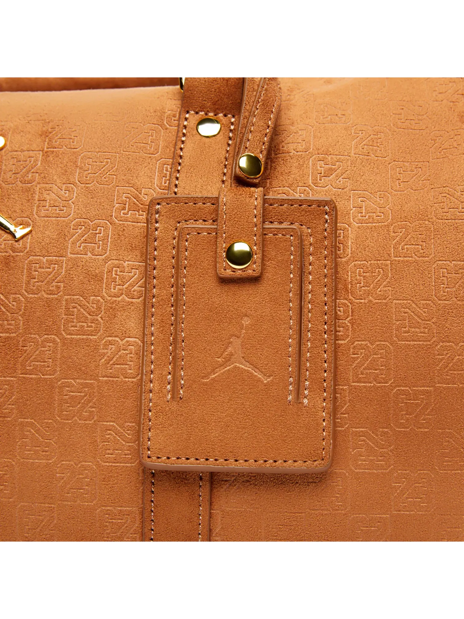 Мужская сумка-дафл с принтом Air Jordan Suede Monogram Duffel 25L — 3