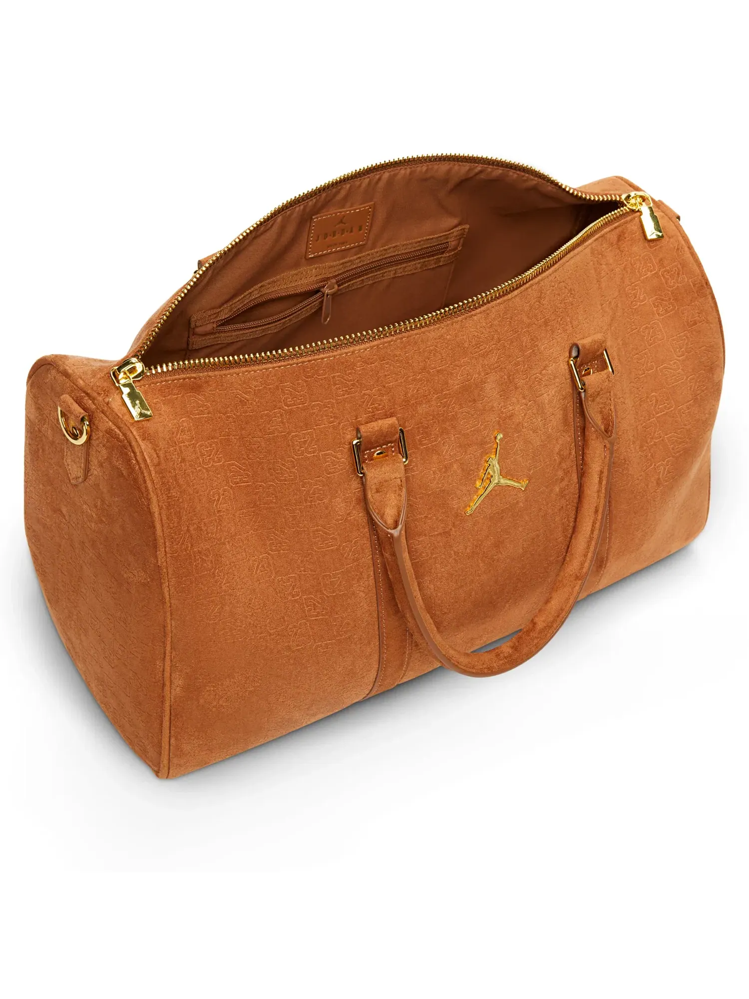Мужская сумка-дафл с принтом Air Jordan Suede Monogram Duffel 25L — 4
