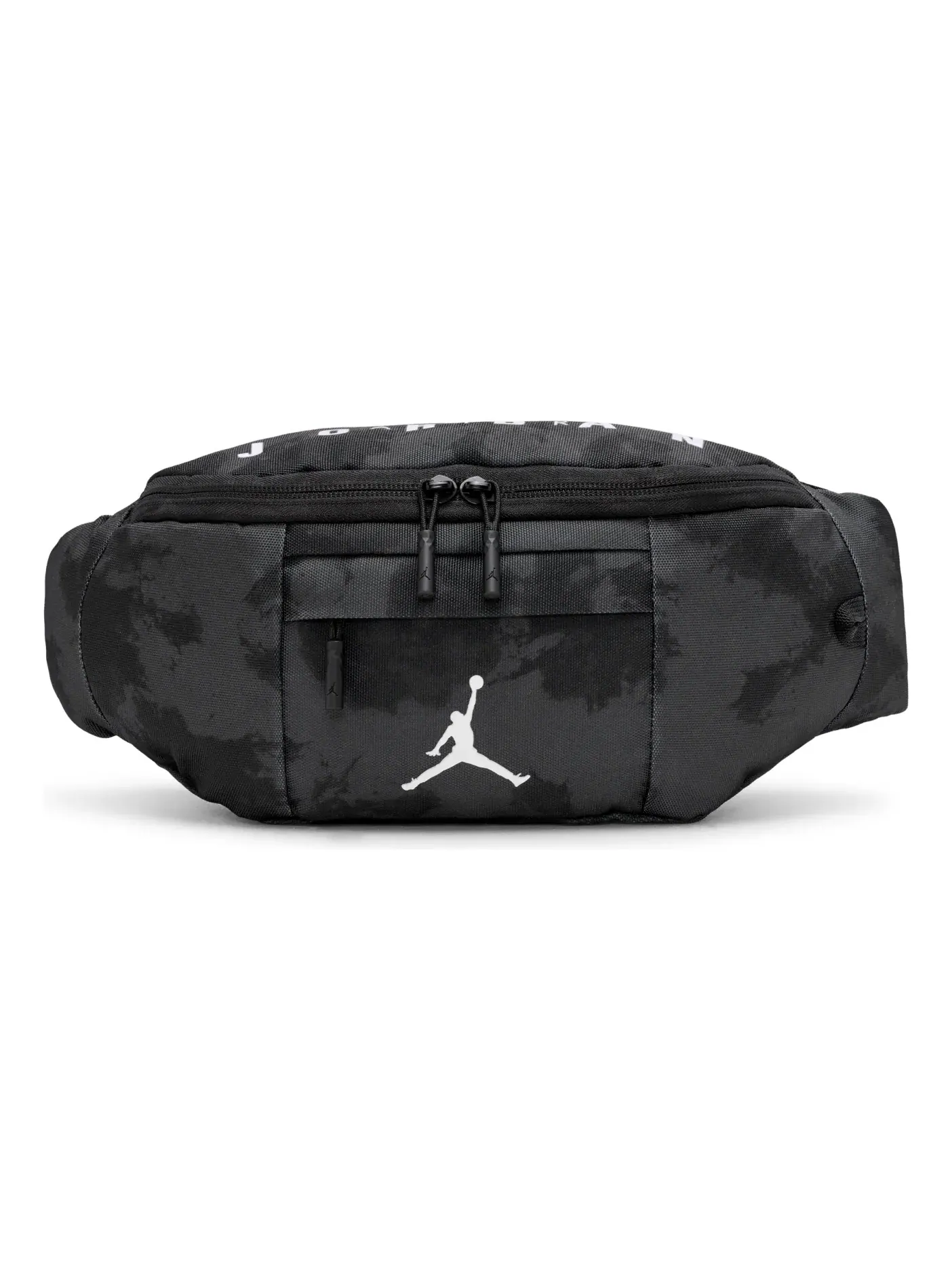 Мужская поясная сумка Air Jordan Waistpack Black White — 1