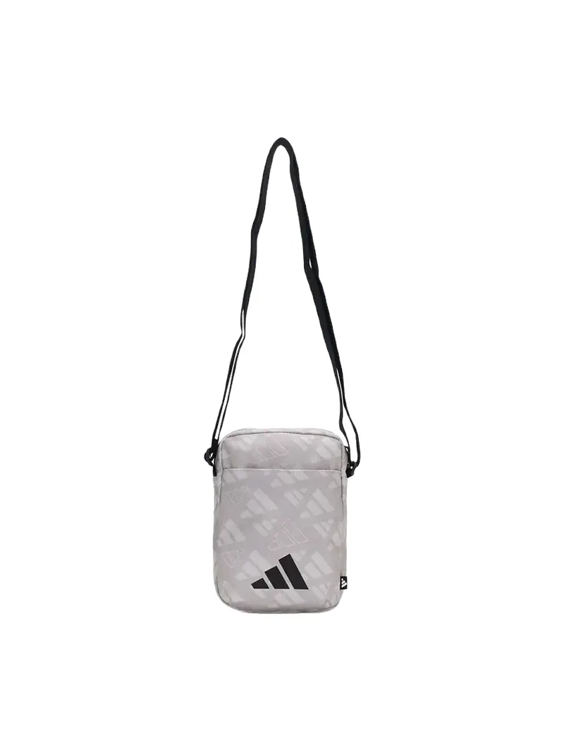 Сумка adidas Linear Printed Organizer 'Beige Orbit Grey Black' — 2