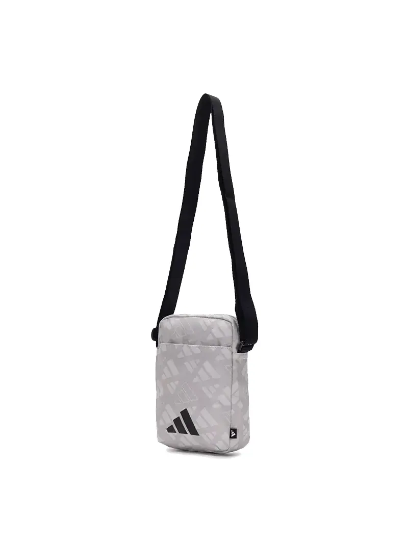 Сумка adidas Linear Printed Organizer 'Beige Orbit Grey Black' — 3