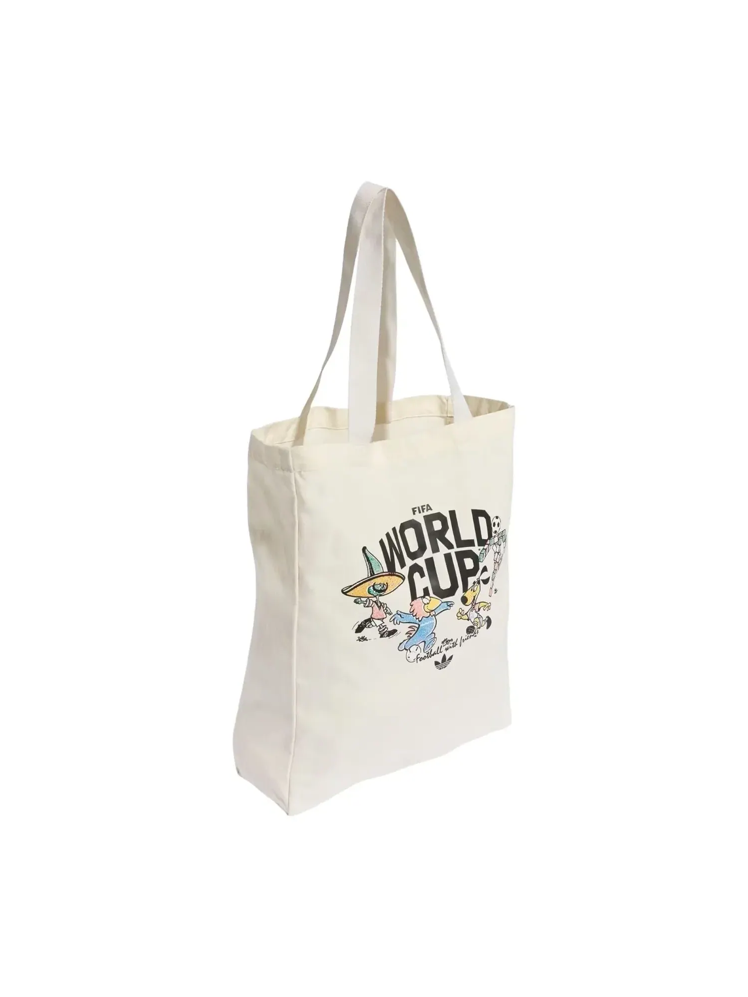 Сумка-шоппер Adidas FIFA World Cup 26 Mascot Tote 'Cloud White' KE9640 — изображение 3 из 5, бежевый