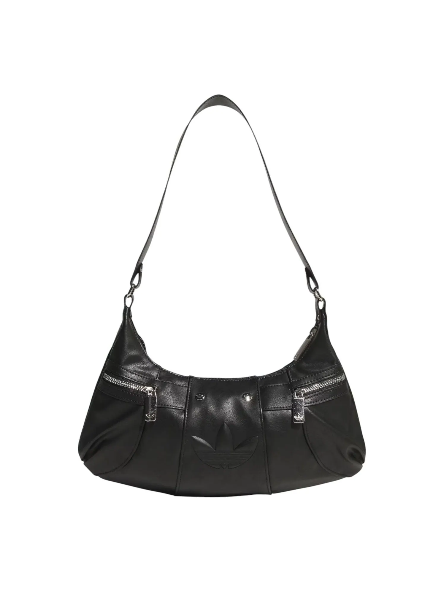 Сумка женская adidas HOBO из эко-кожи черная — изображение 1 из 4, черный