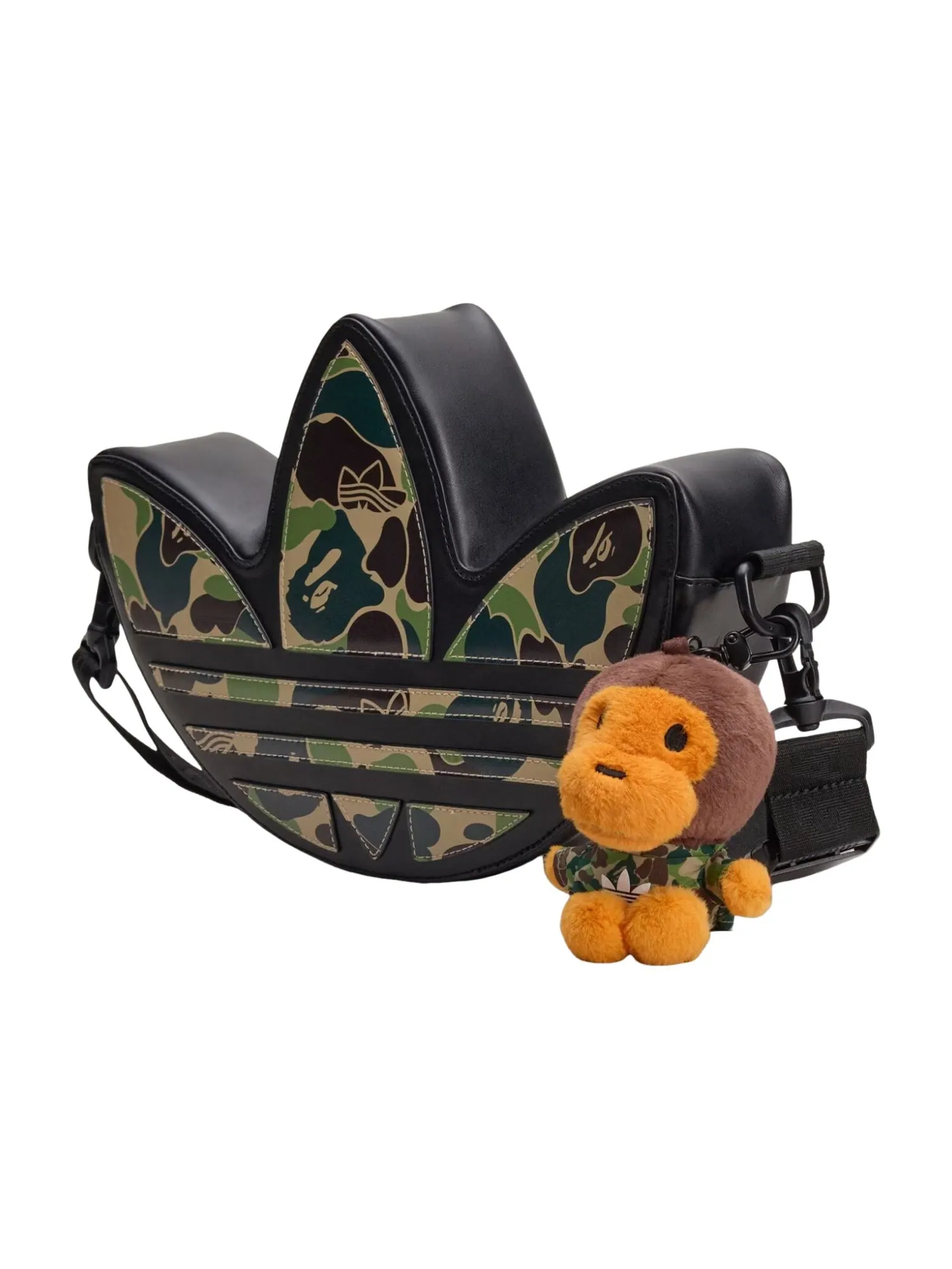 Сумка через плечо Adidas x Bape Trefoil — 2
