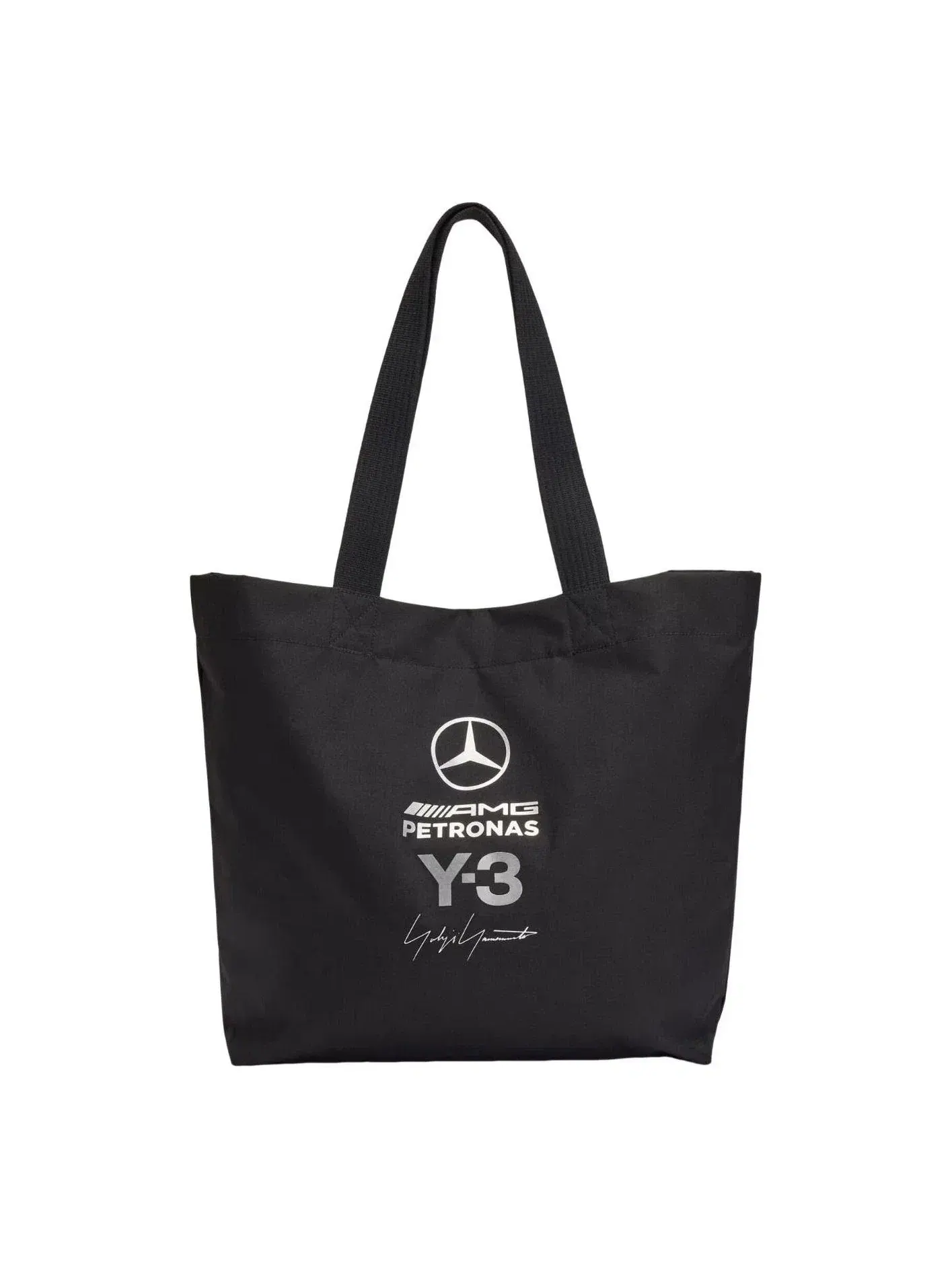 Женская сумка-шопер с принтом Y-3 F1 Mercedes-AMG Petronas Formula 1 Team Tote Adidas — 1