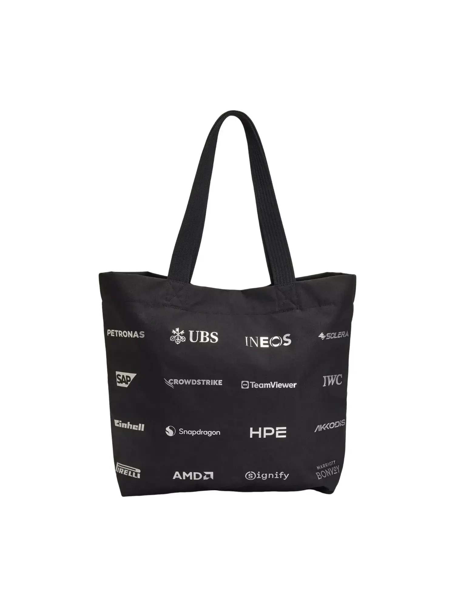 Женская сумка-шопер с принтом Y-3 F1 Mercedes-AMG Petronas Formula 1 Team Tote Adidas — 2