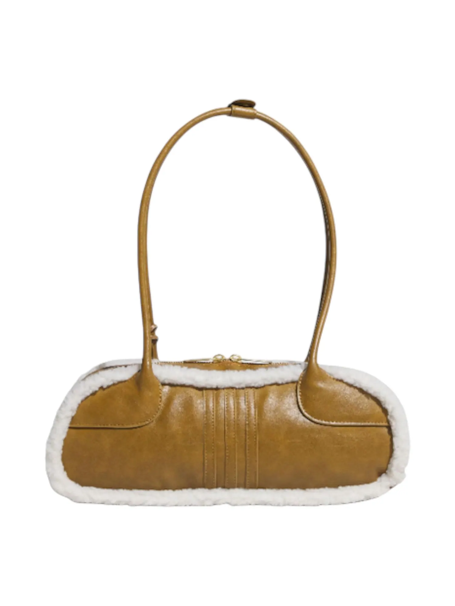Сумка adidas Wide Shoulder Bag 'Bronze Strata Off White' — изображение 3 из 3, коричневый